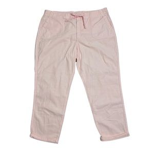 J. Crew Tie-waist Camp Pant Pastel Pink Size XXL NWT